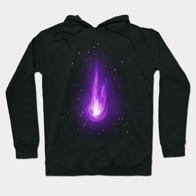 Paodreyy Purple Fire Hoodie
